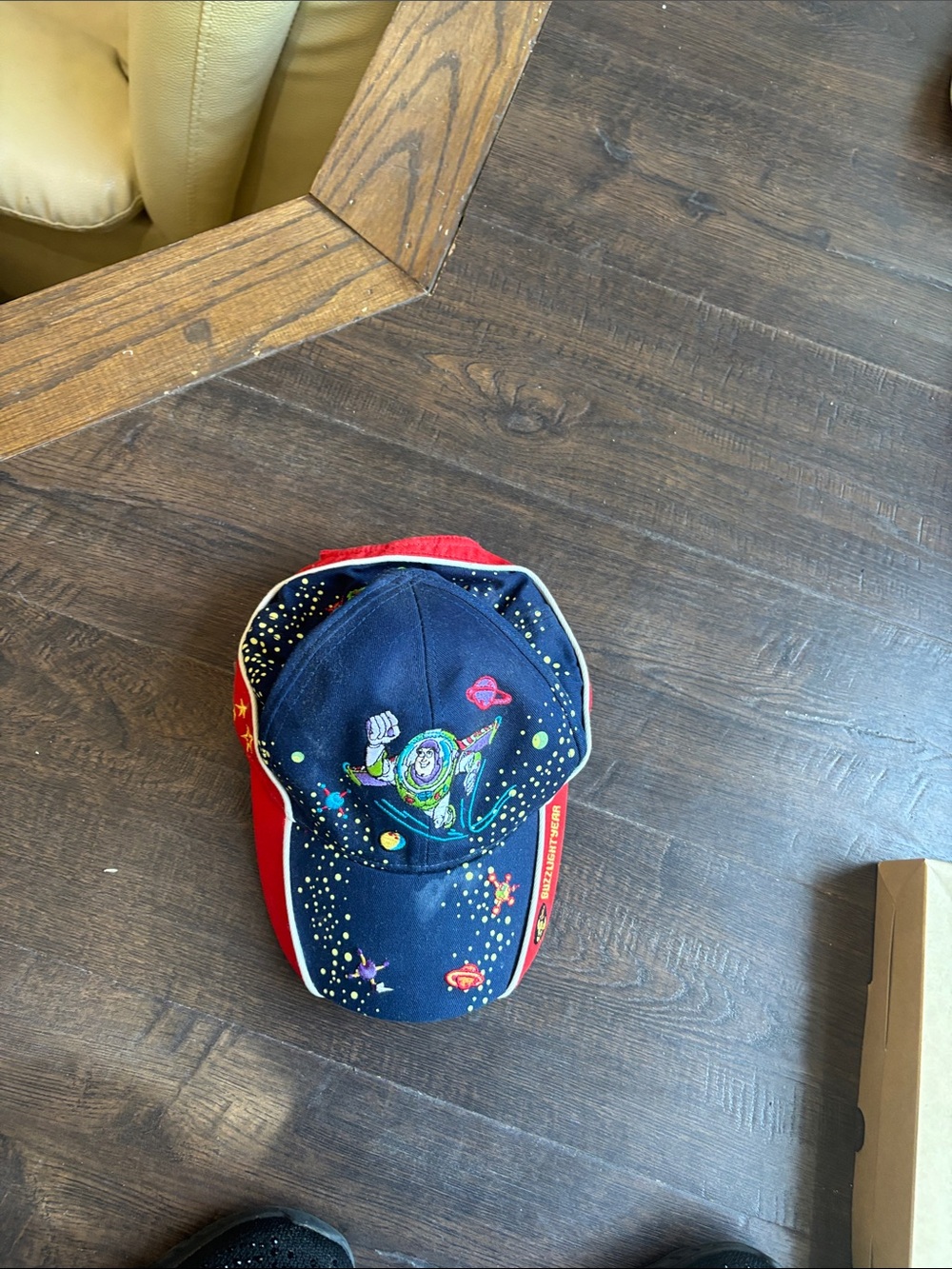 Disney Kids Buzz Lightyear Red and Navy Space Baseball Cap